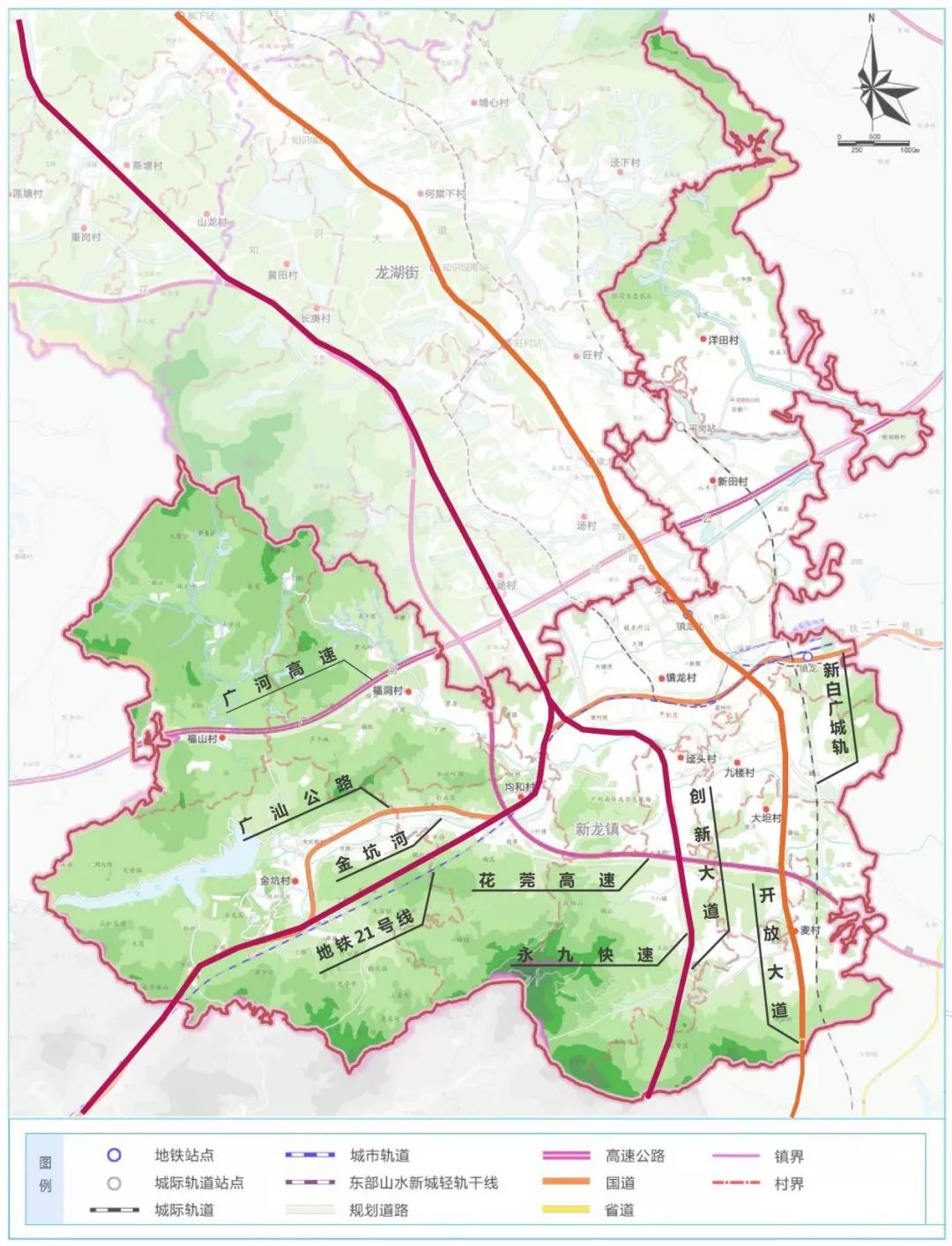 新龙镇位于黄埔区东部位置,属于中新广州知识城范围.