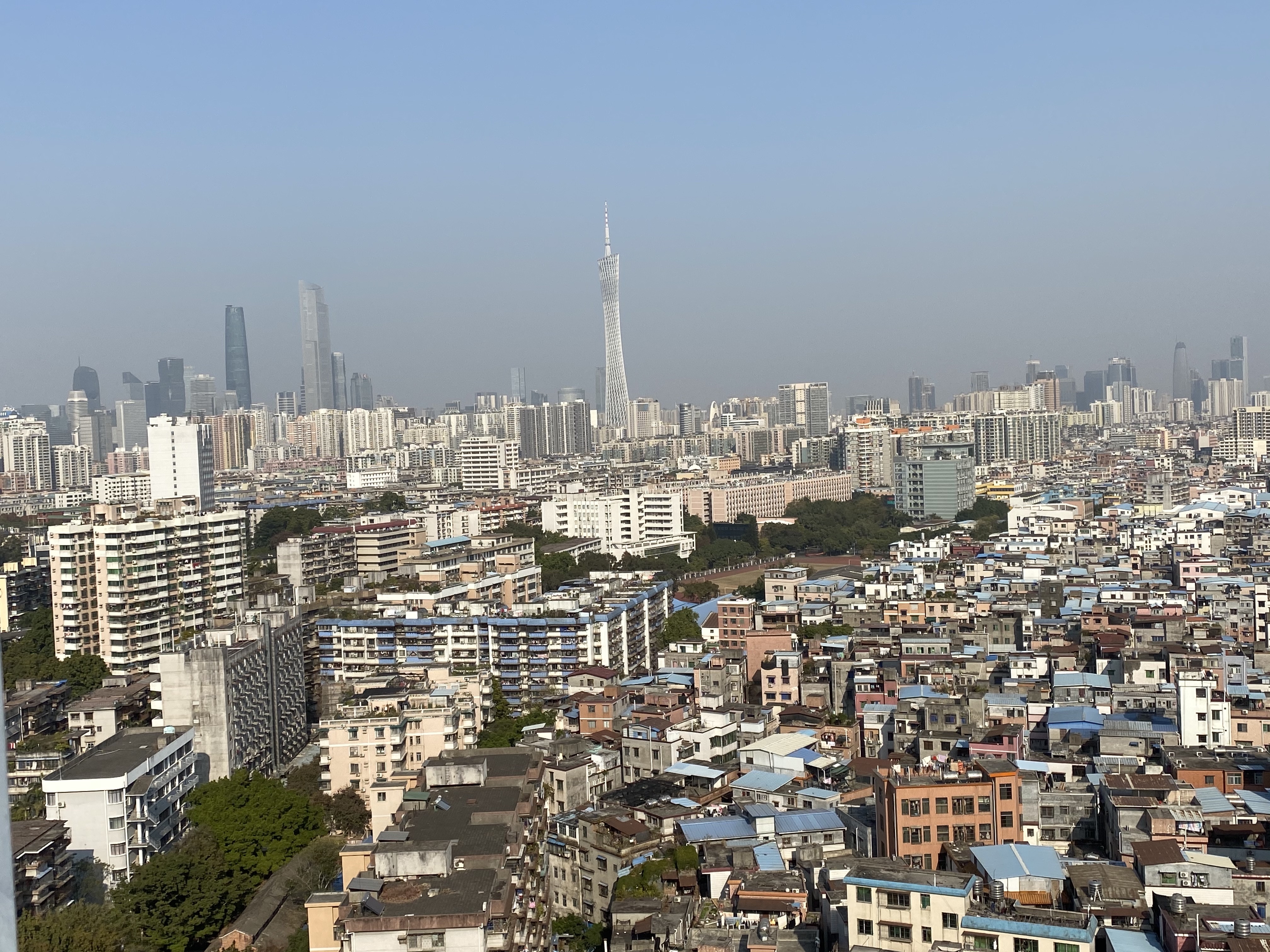 2021年1月18日,即将改造的城中村,广州海珠鹭江和康乐村.