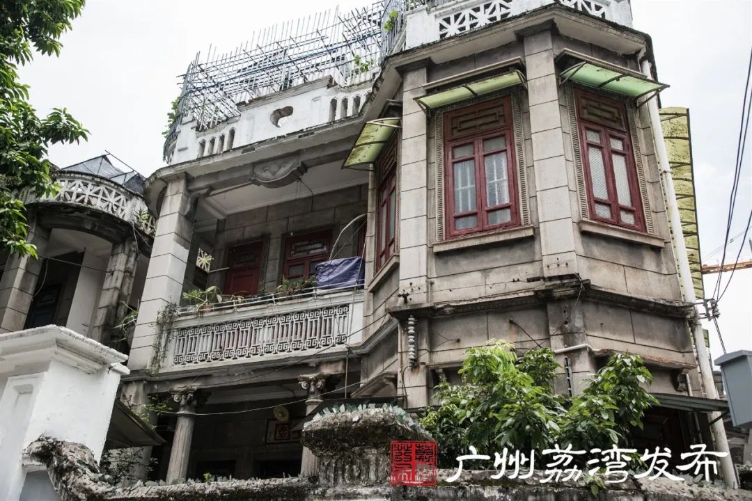 位于昌华大街的历史建筑.资料图/广州荔湾发布 三大街区保护要素众多