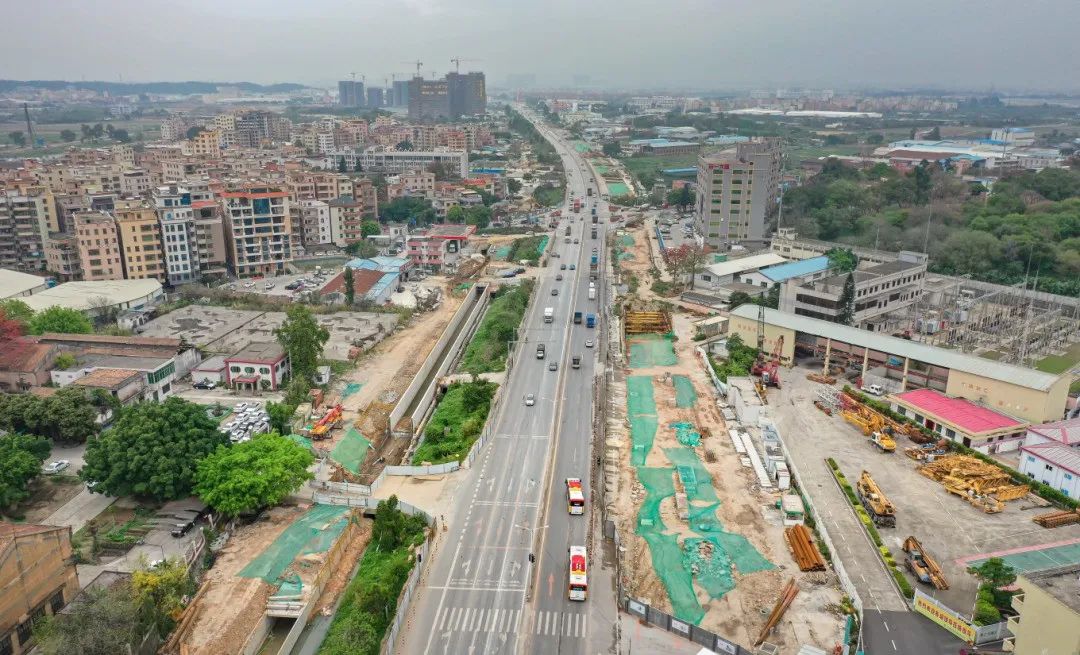 【点赞】广花一级公路建设最新进展!年内完成地下综合管廊施工