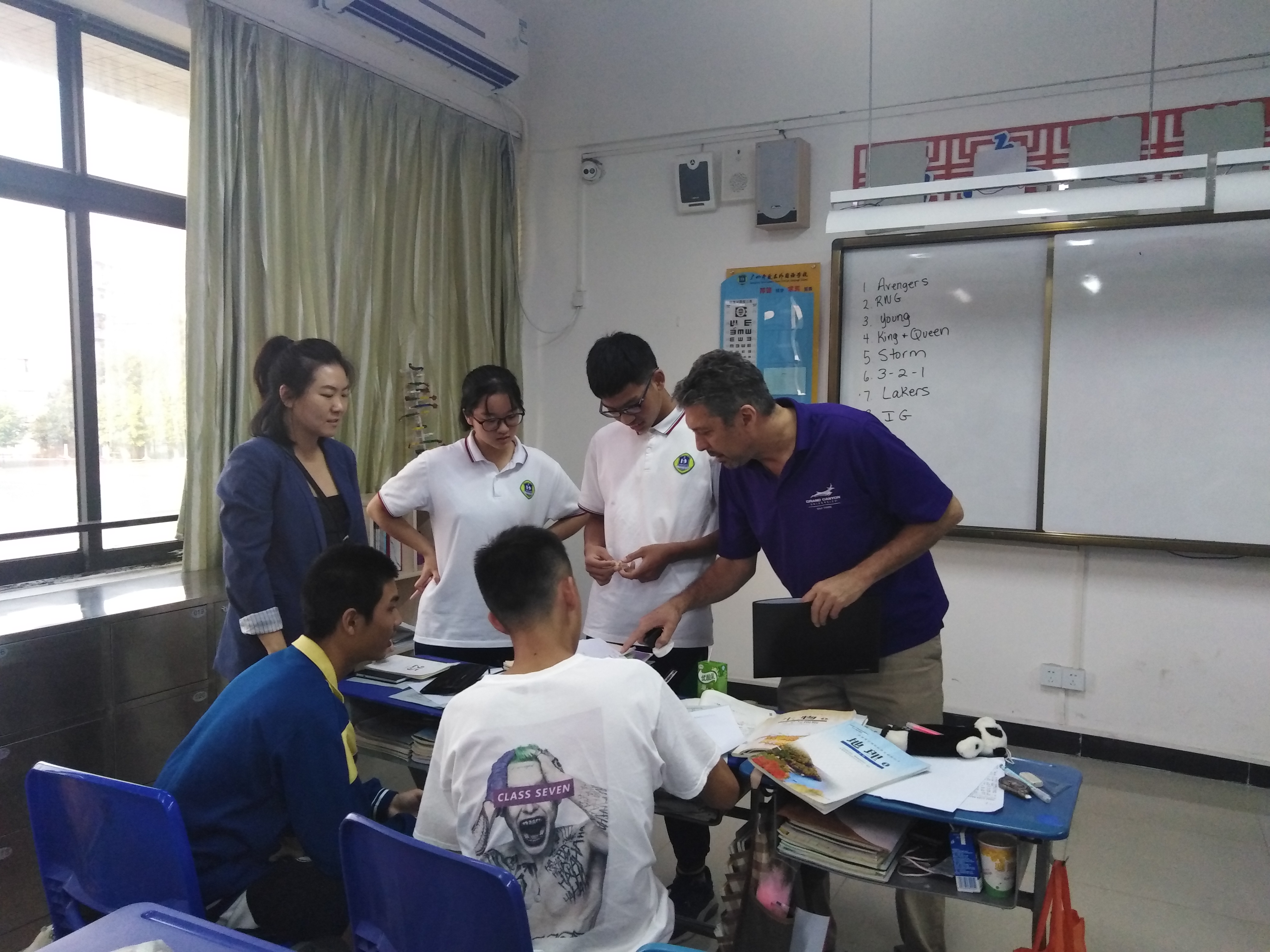 Sean Michael Diana教授现场展示美式教学