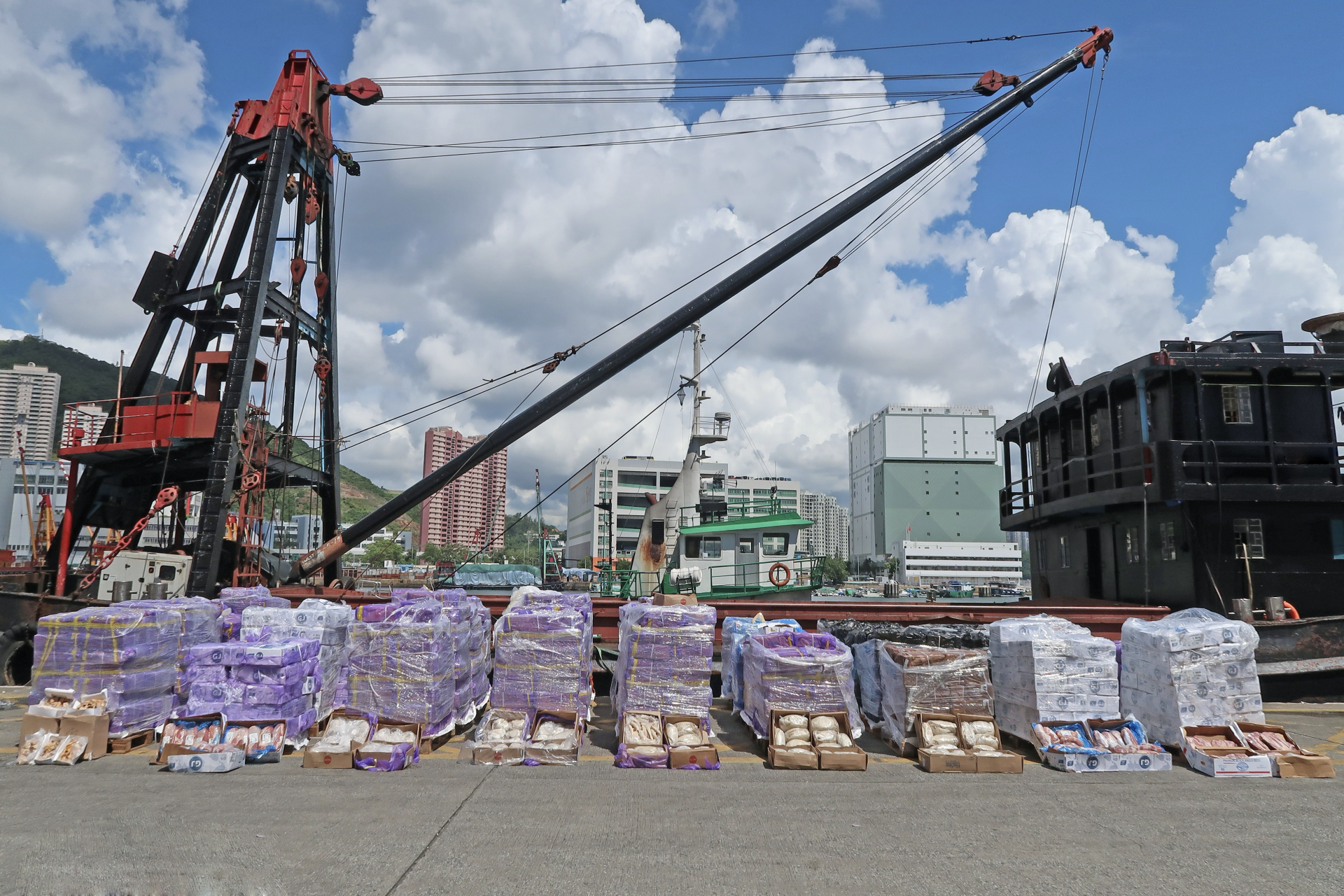 香港海關破獲特大跨境走私及洗錢集團繳獲案值一億九千萬港元財物拘捕13人