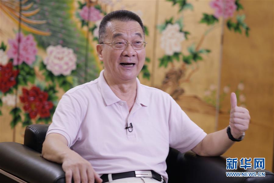 吴军捷在香港接受新华社记者专访(9月8日摄)。 新华社记者 王申 摄