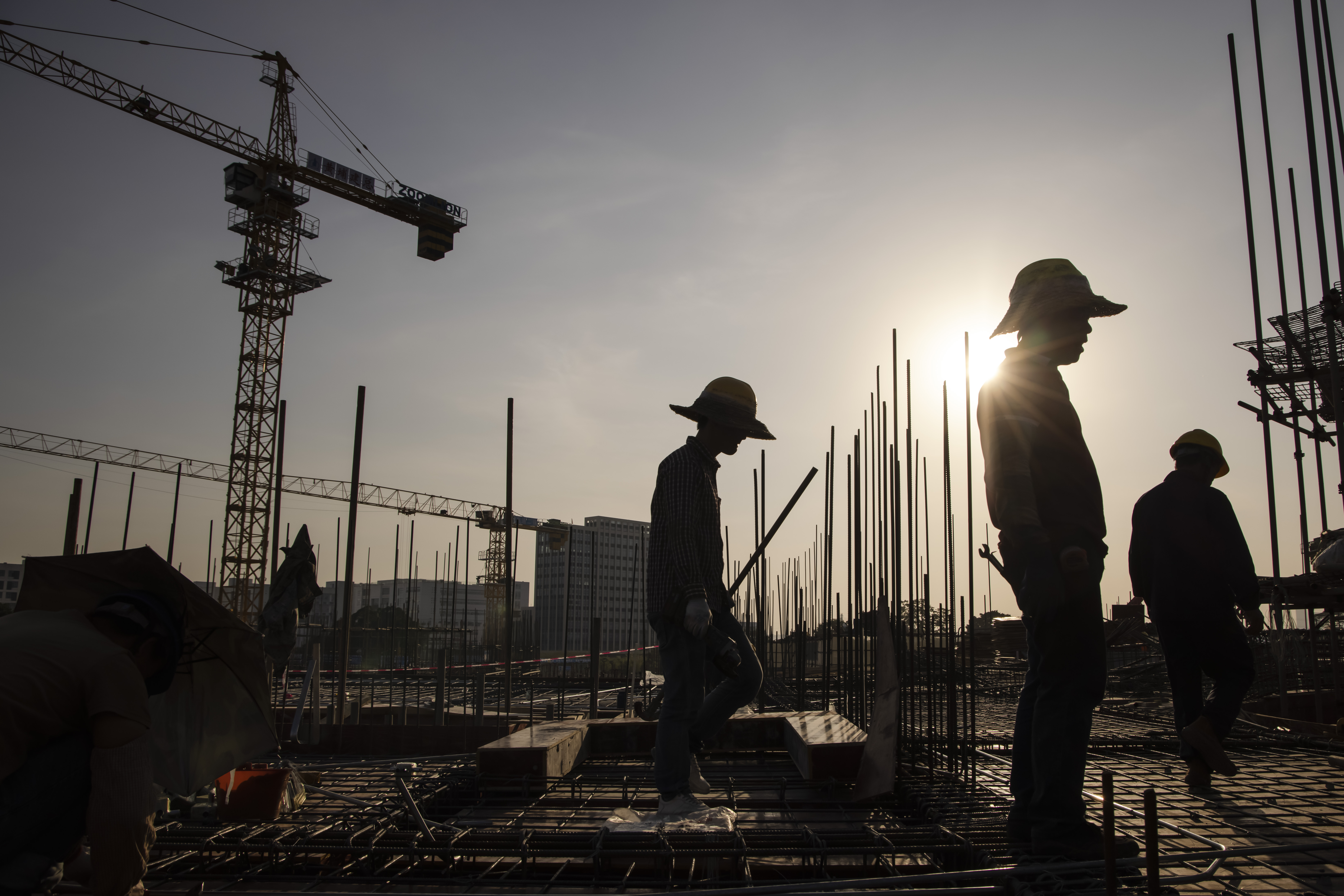 2020年11月,摄于生物岛一处建筑工地