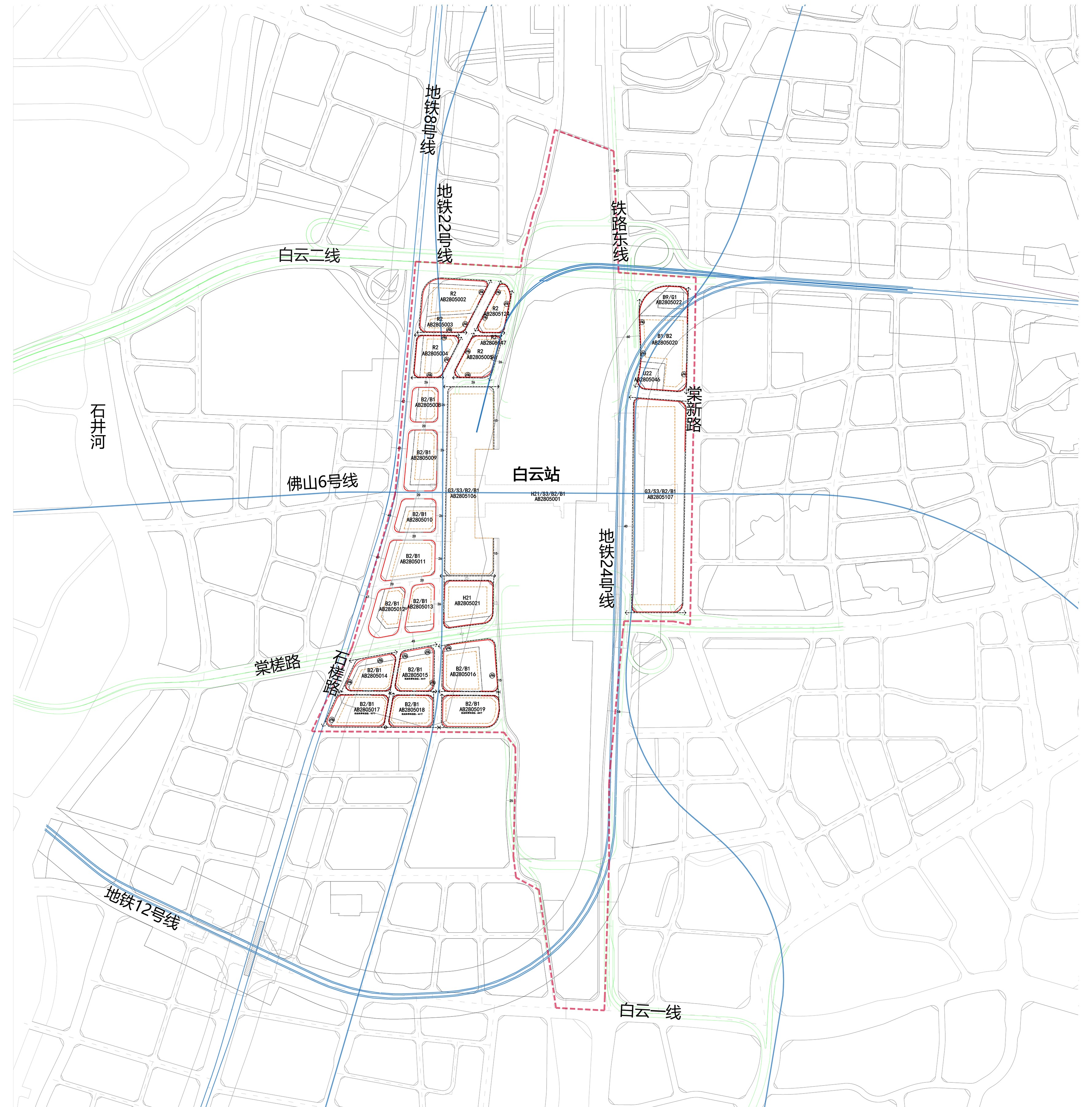广州白云火车站规划图图片