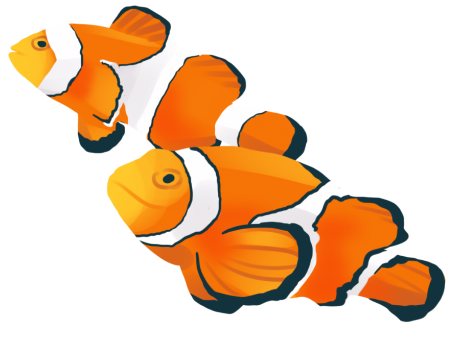 摄图网_401338999_珊瑚鱼手绘插画(非企业商用).png 图片