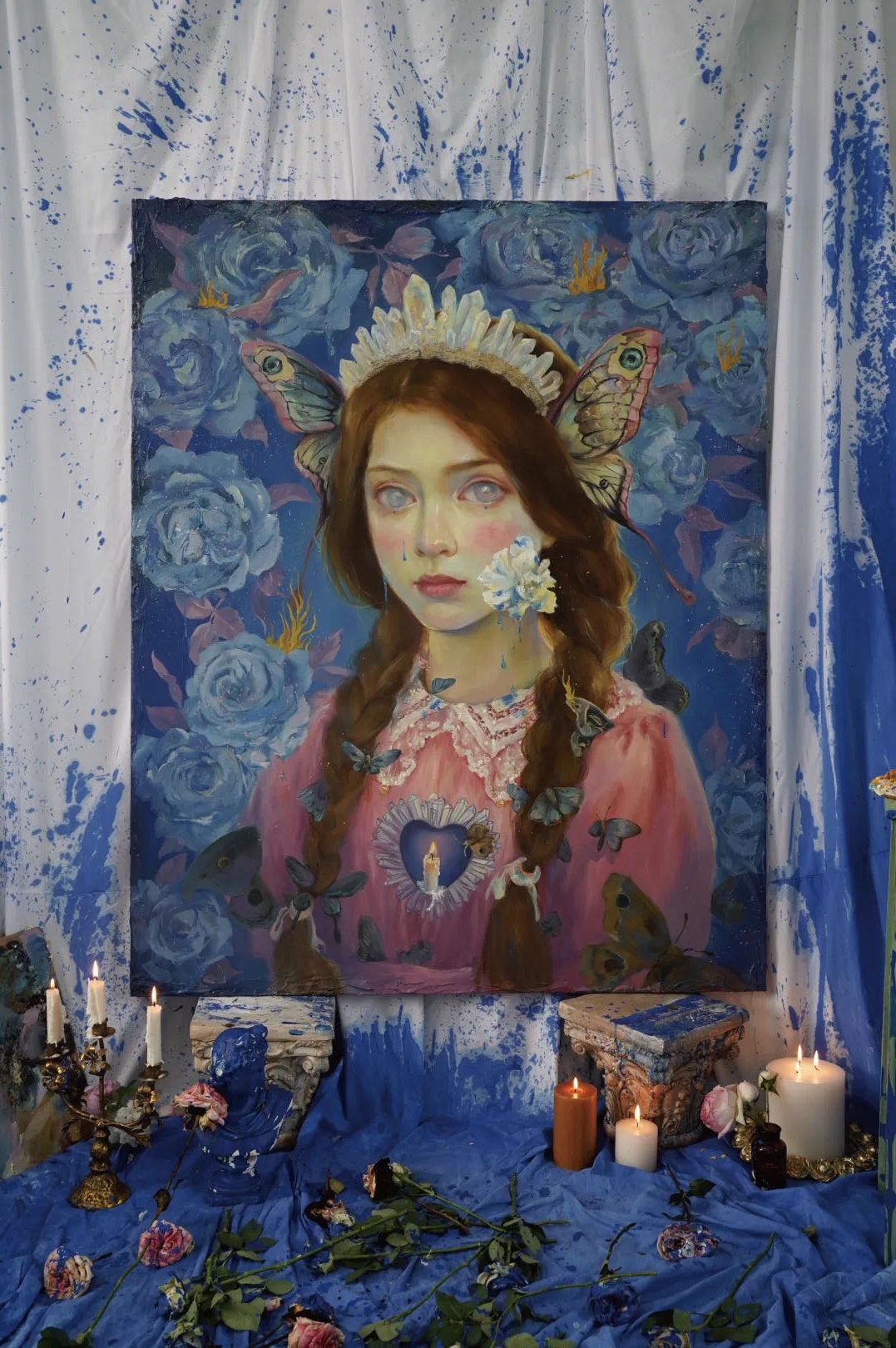 赵小黎《玫瑰与火焰相依》