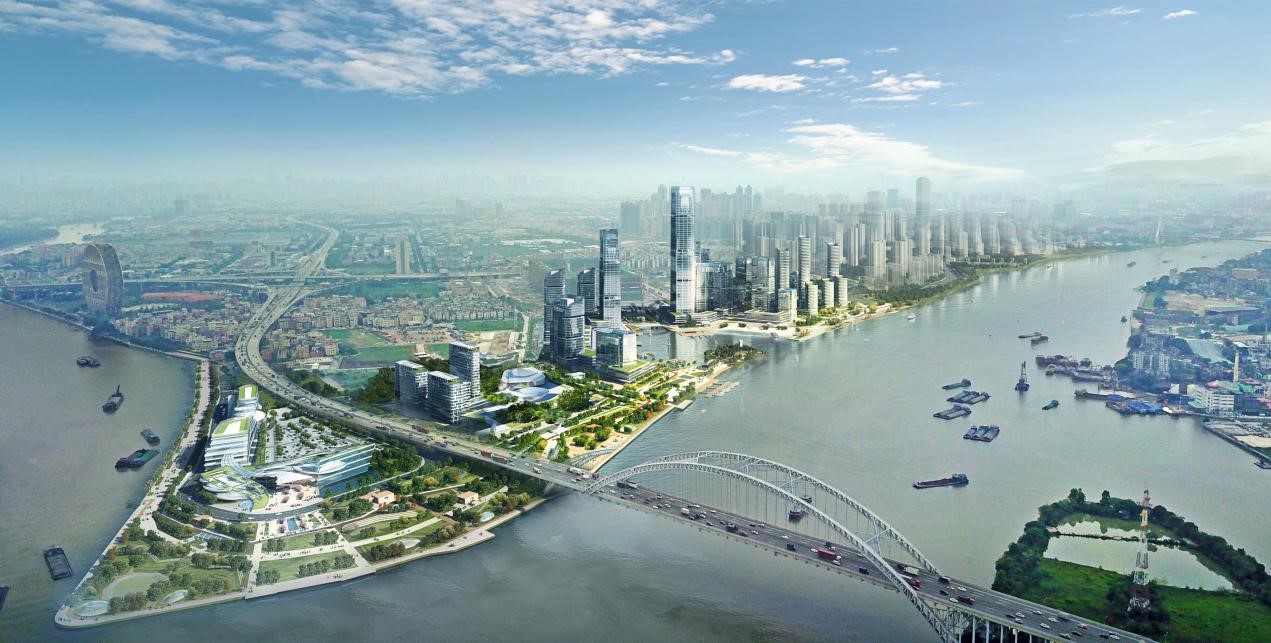 白鹅潭商务区效果图