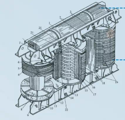 油浸式变压器内部结构图片