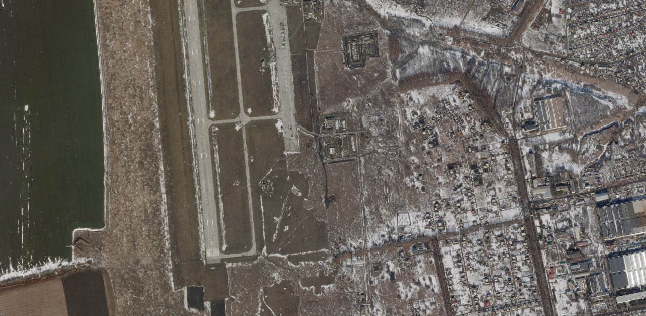 空袭前的哈尔科夫丘古耶夫空军基地