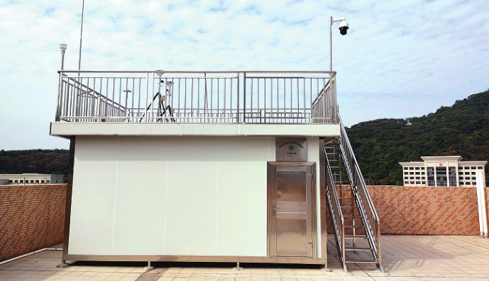 黄埔区“一街一站”环境空气质量监测项目 。受访单位供图