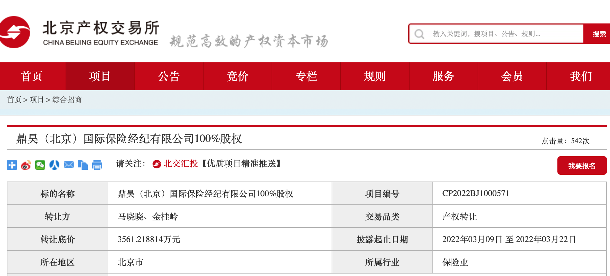 连续两年亏损，鼎昊保险经纪3500万元底价挂牌转让100%股权