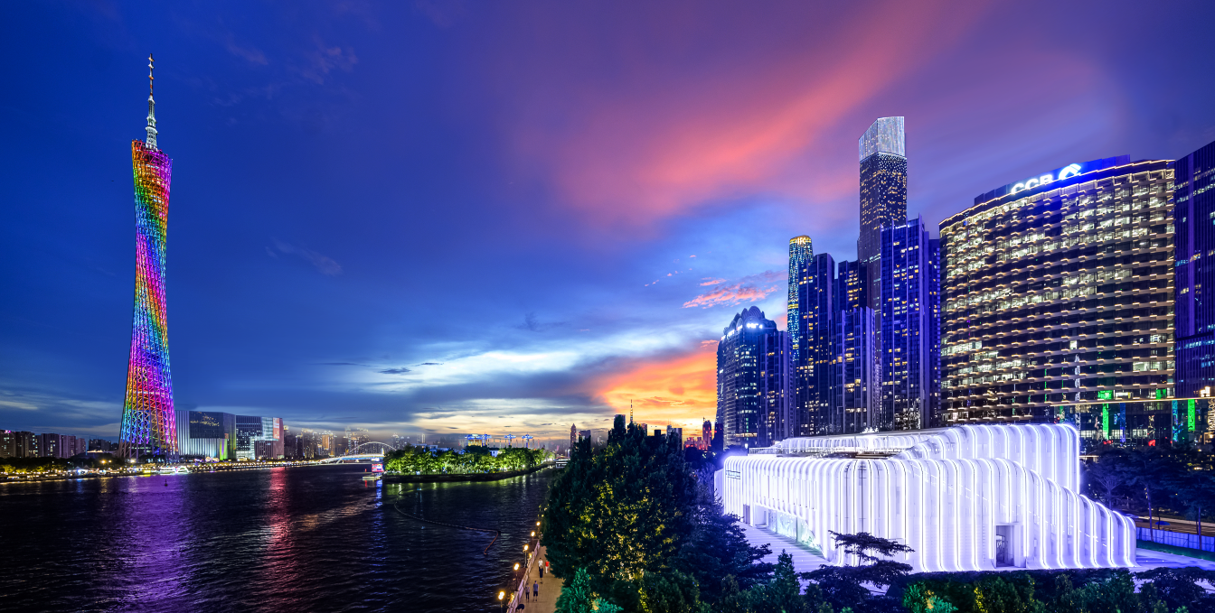 珠江水畔、晶莹剔透