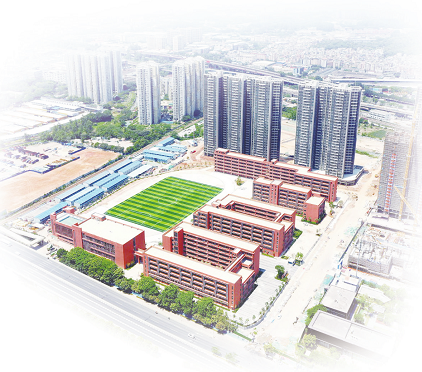 广大附中黄埔实验学校西校区。钟飞兴 摄