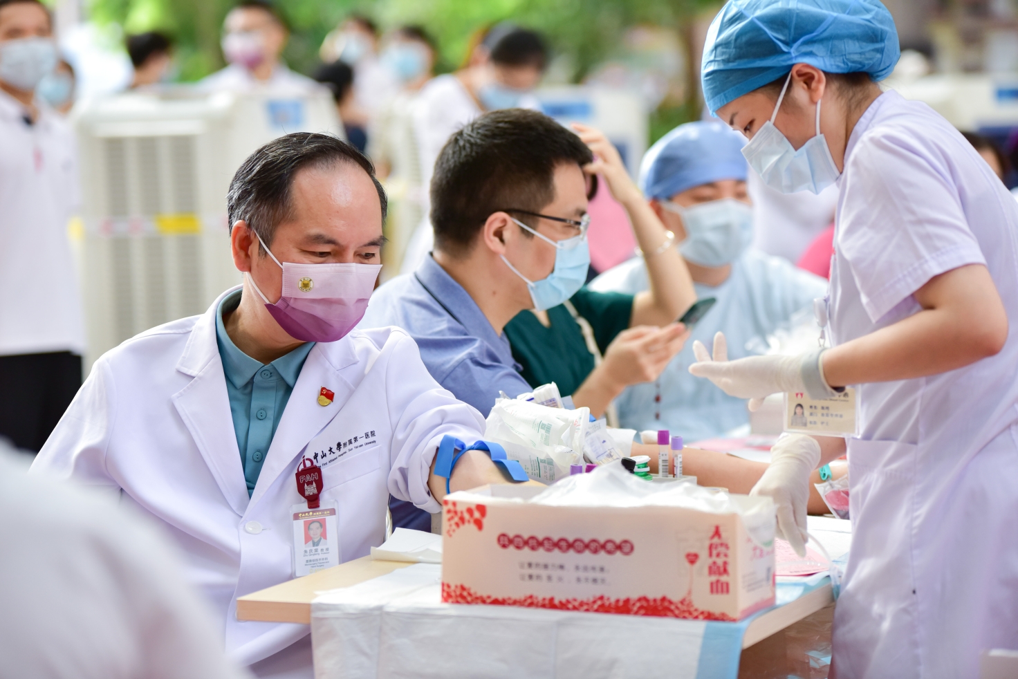 1064名职工献血,中山一院无偿献血再次刷新记录
