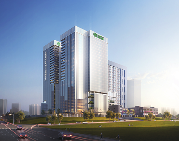 洁特生物位于广州开发区永和片区的新项目,刷新了广州市最高的工业用地容积率纪录。 受访单位供图