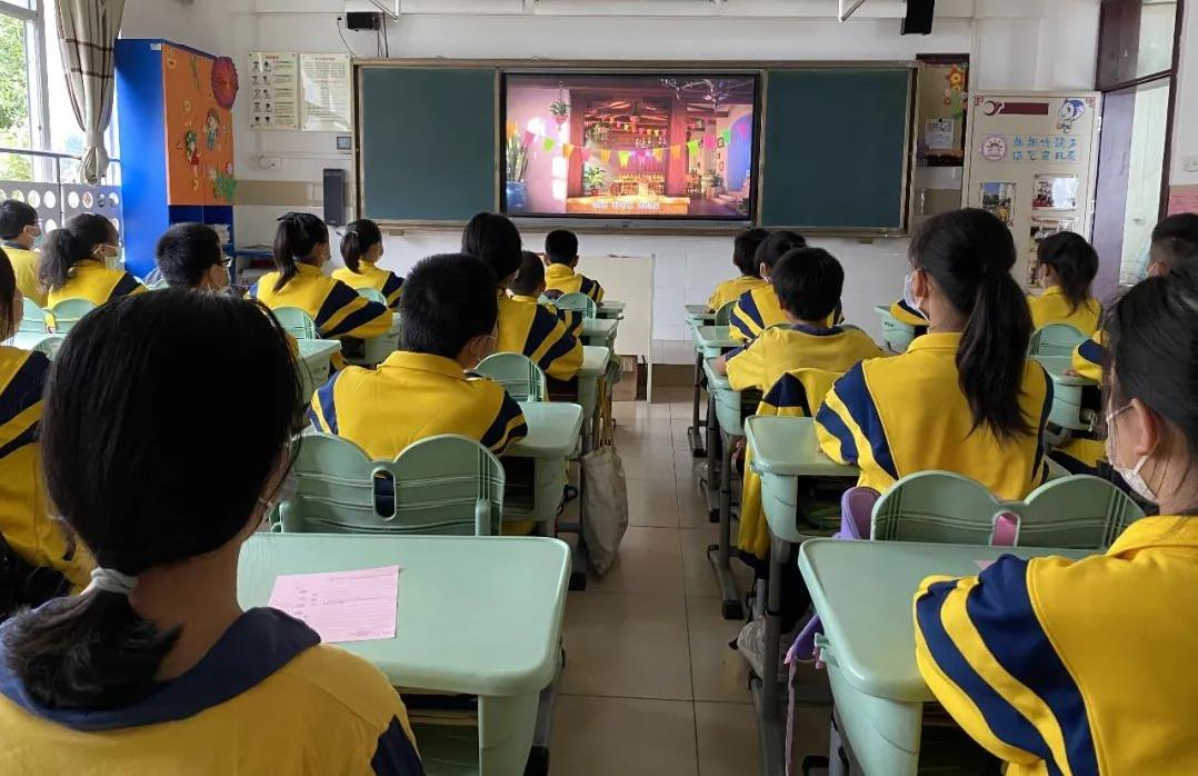 今日天河区部分学校恢复线下教学