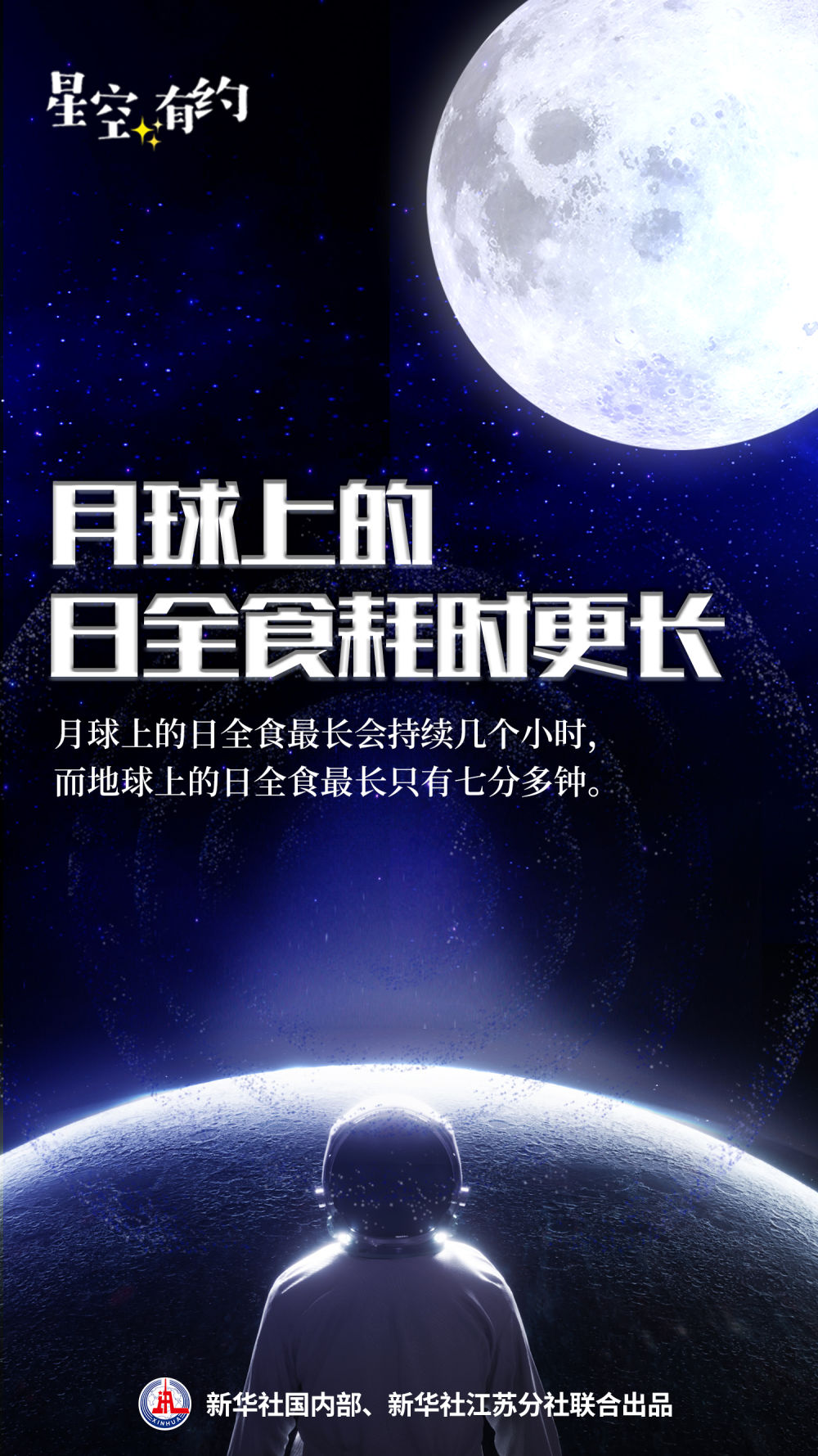 星空有约丨地球月全食时，月球上演“日全食plus”