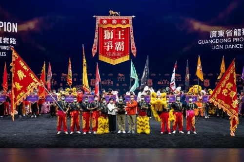廣東省龍獅運動協會以9.25高分奪得2022美高梅獅王寶座