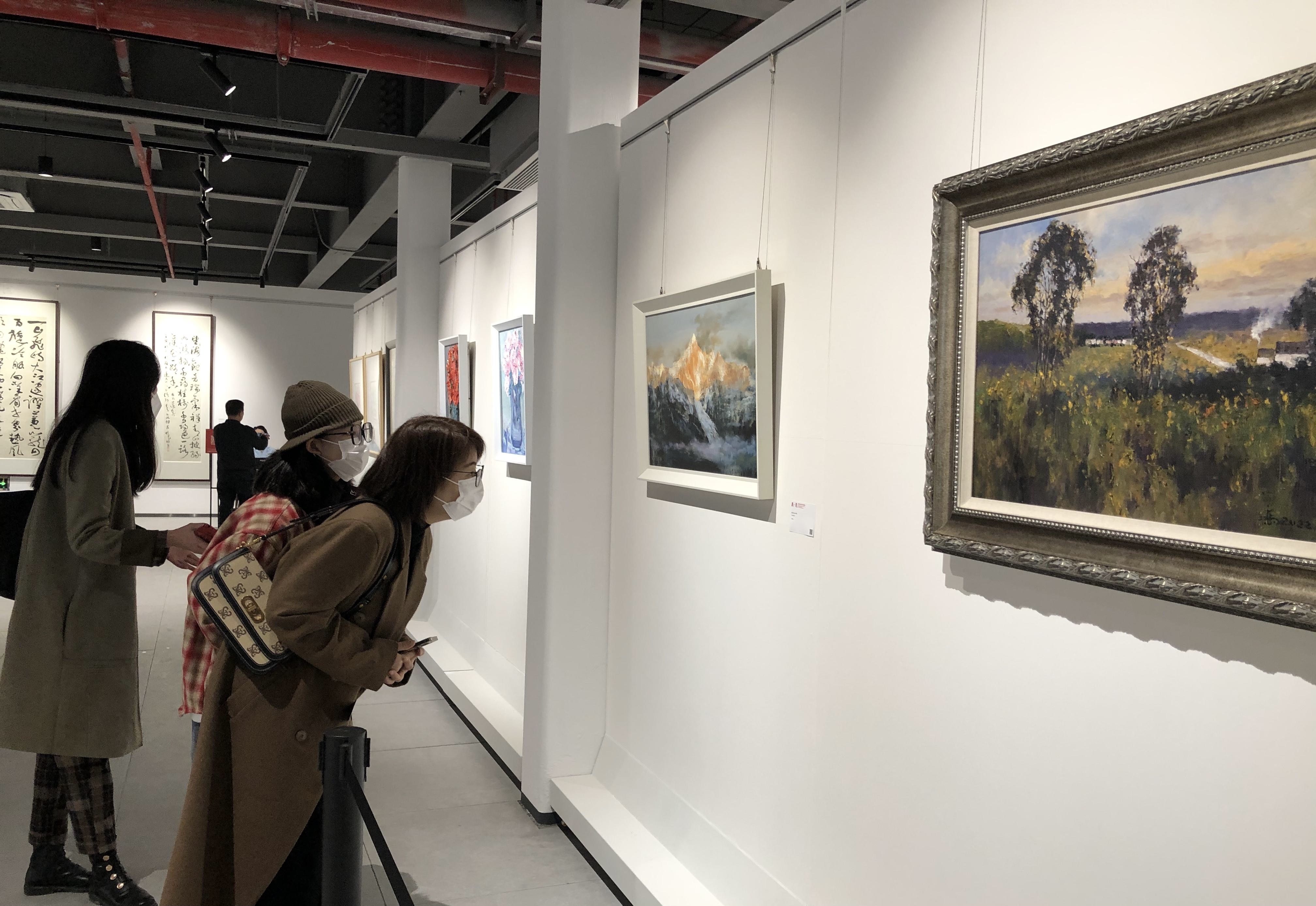 彰显新时代艺术创作新风!禺·见——贺新春美术书法邀请展开幕
