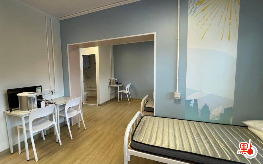 社區隔離設施改建為青年宿舍,不僅解決方艙的去留問題,亦鼓勵港青留港就業創業。(資料圖片)