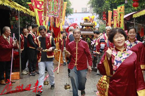 海珠六百年民俗活动重启！土华洪圣诞“行乡”热闹巡游！