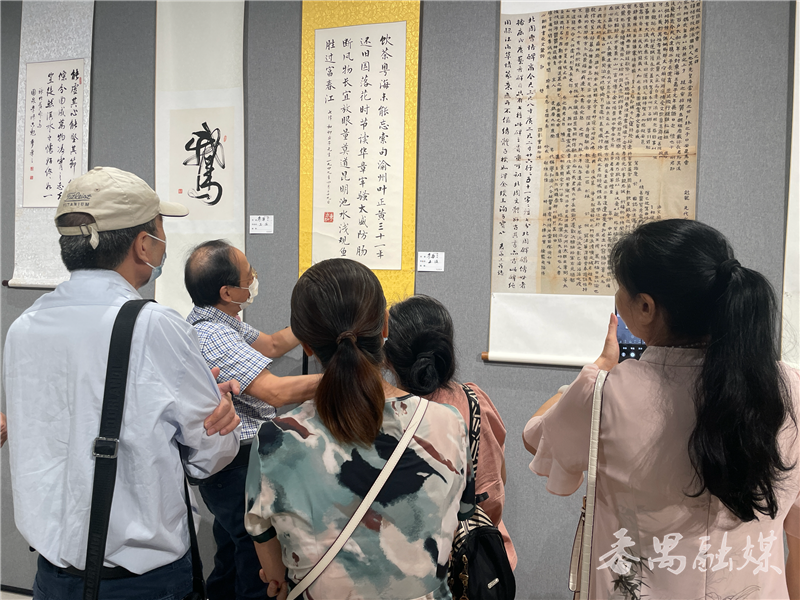 礼赞二十大 翰墨写侨心!番禺区举办海内外书画作品展暨麦华三书法作品展
