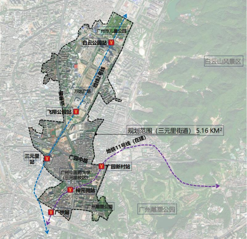 三元里将打造三大文旅街区,7座天桥变身“英雄桥”