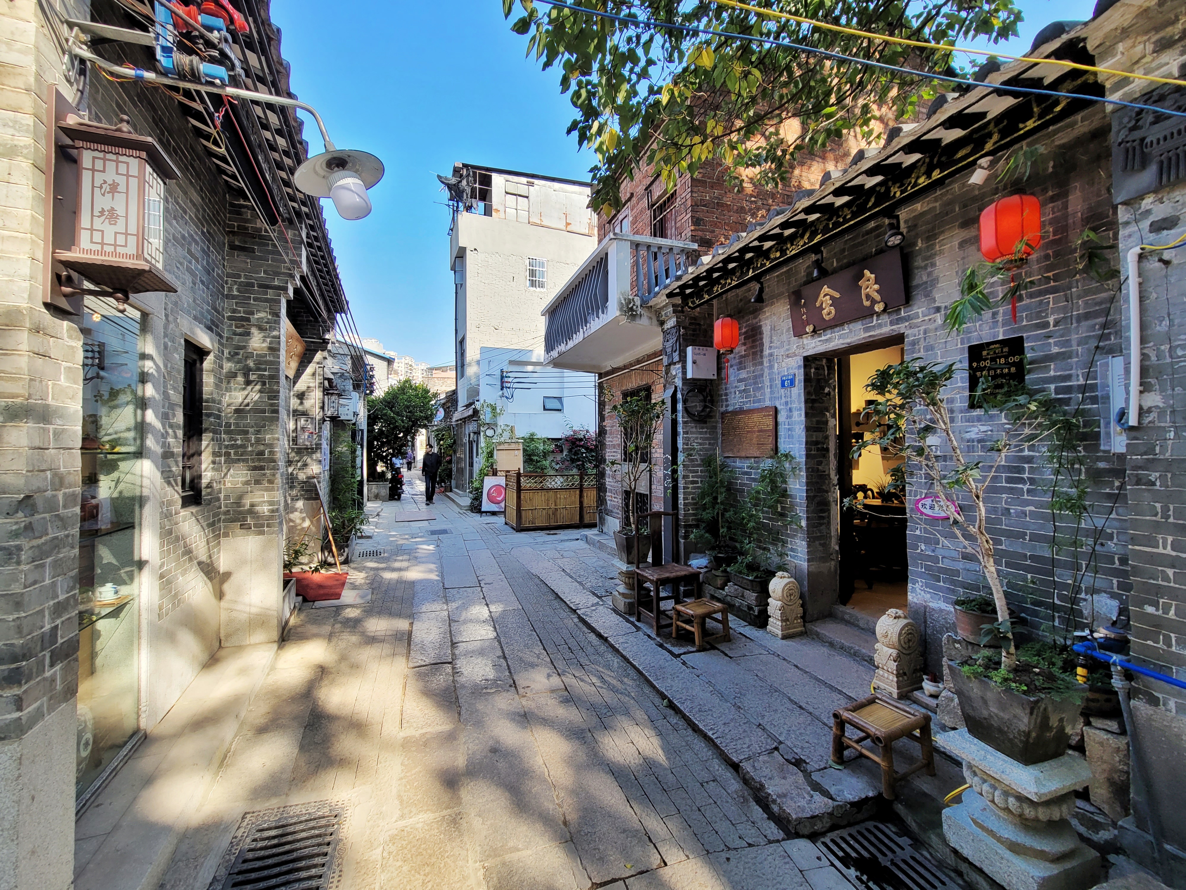 微改造后的泮塘五约街区